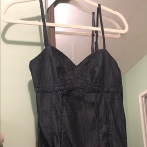 Cotton denim style dress
